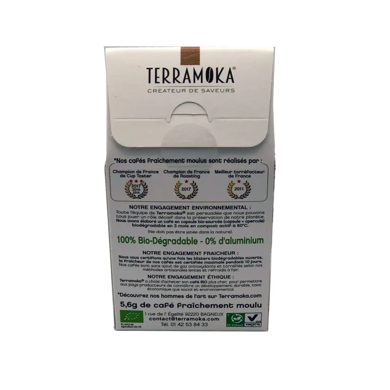 Café Bio en capsule Albert