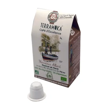 Café Bio en capsule Albert