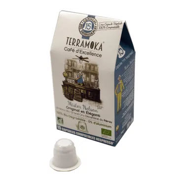 Café Bio en capsule Nelson - décaféiné
