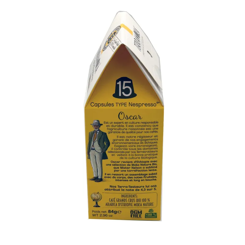 Café Bio en capsule Oscar