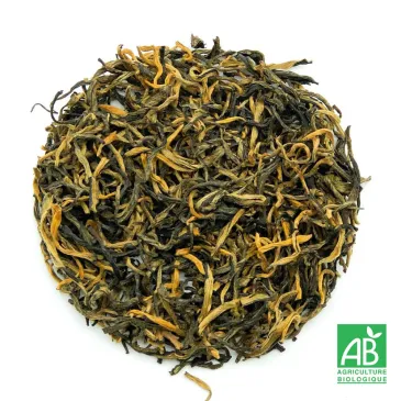 Thé noir Spécial Golden bio, thé noir bio de Chine, sélection thé
