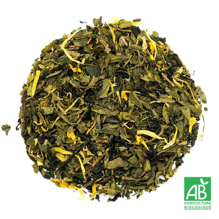 Thé rêve oriental bio, mélange thé vert et noir, sélection thé