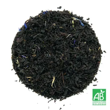 Thé noir bergamote bio, earl grey bio, sélection thé