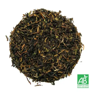 Thé noir bergamote, thé bio bergamote, Darjeeling bergamote