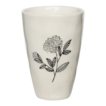 Mug floral, mug effet martelé, mug sans anse, tasse fleur, sélection thé