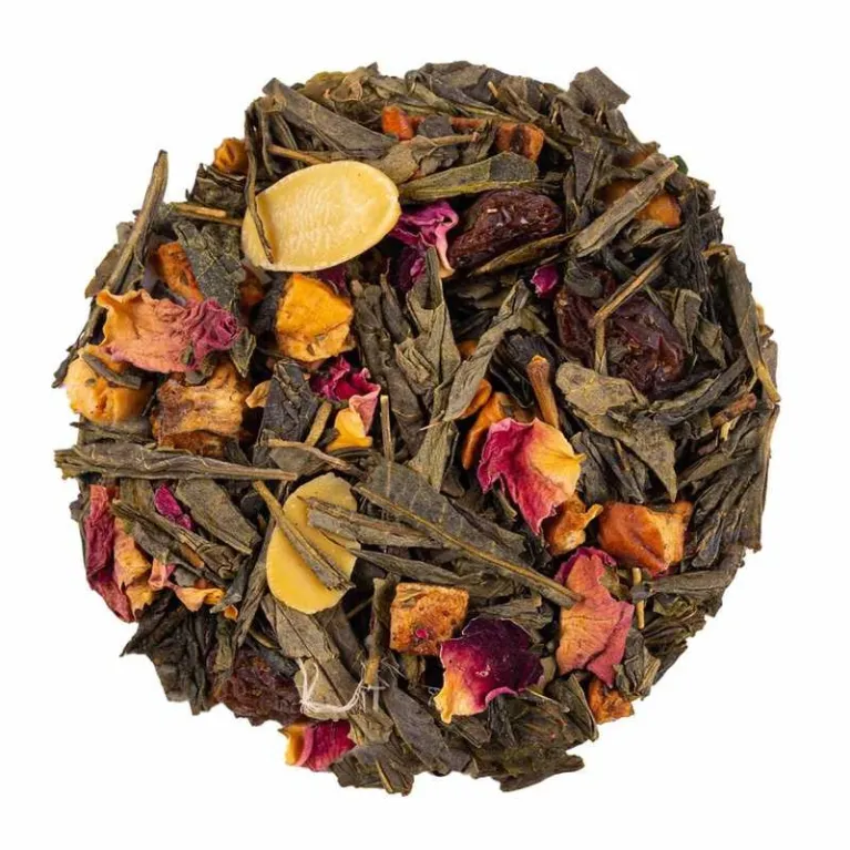 Thé vert pomme grillée, thé vert gourmand, thé réconfortant, sélection thé