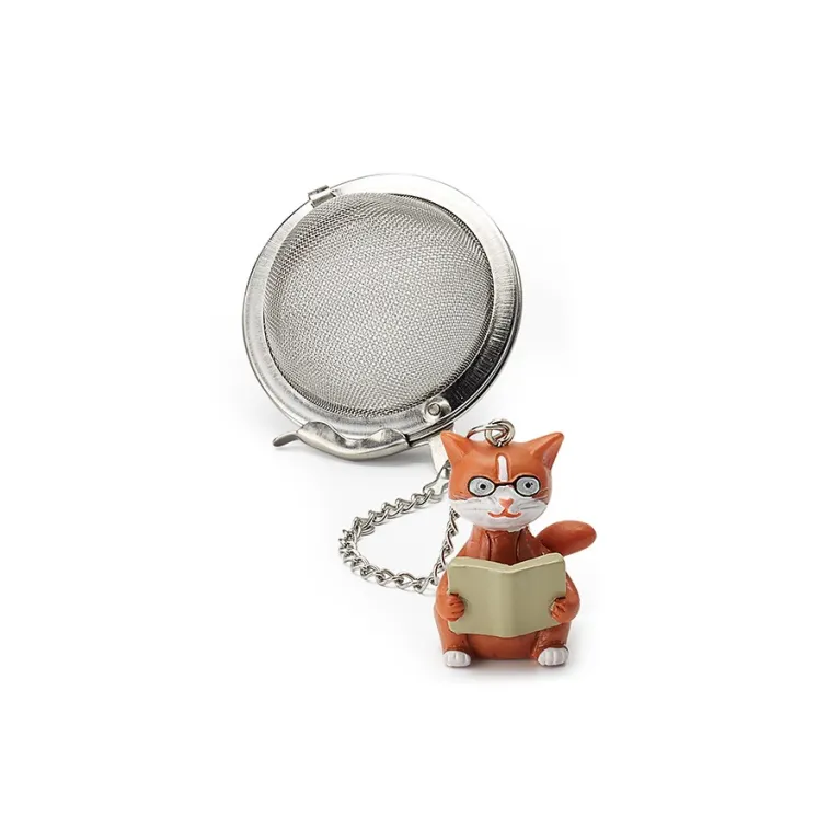 Boule à thé chat, boule à thé inox, infuseur chat, sélection thé
