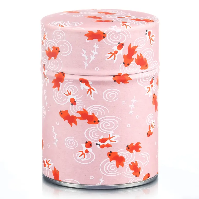 Boîte à thé poisson, boite de conservation, boite double couvercle, sélection thé