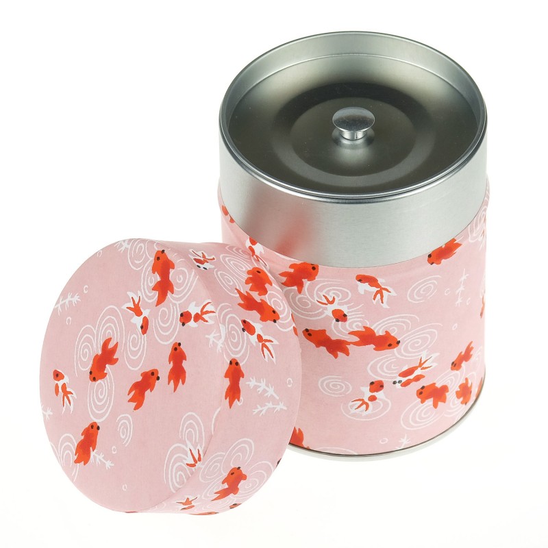 Boîte à thé poisson, boite de conservation, boite double couvercle, sélection thé