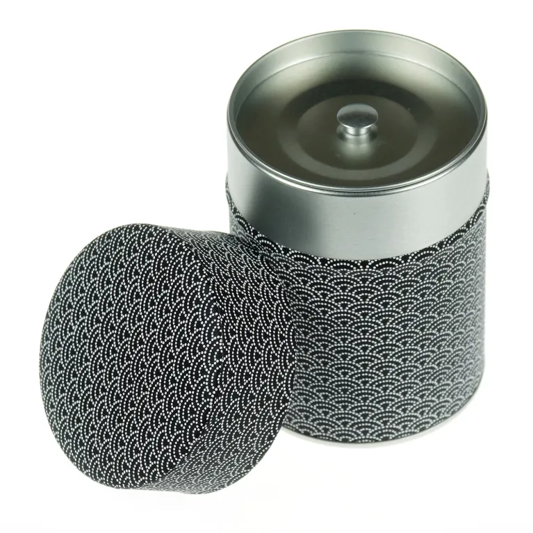 Boite à thé, boite de conservation, boite double couvercle