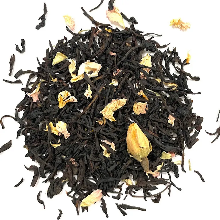 Thé noir bio rose, thé fleuri, thé noir bio, thé rose, sélection thé