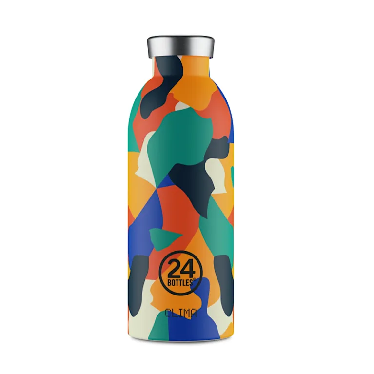 Bouteille isotherme, gourde isotherme, gourde 24Bottles, sélection thé