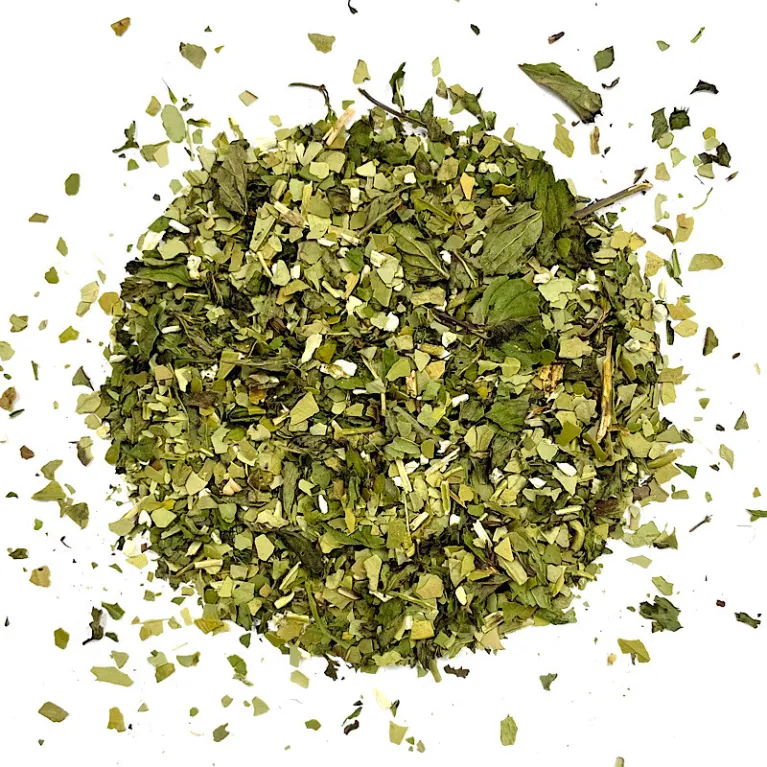 Maté bio menthe poivrée, maté rafraichissant, maté frais, sélection thé