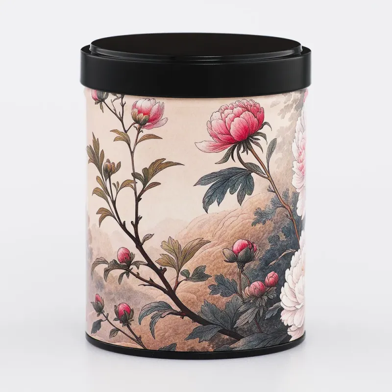 Boîte à thé empilable fleur, boite de conservation, sélection thé