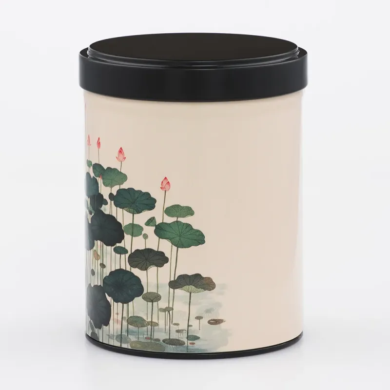 Boîte à thé empilable nature, boite à thé nénuphar, sélection thé