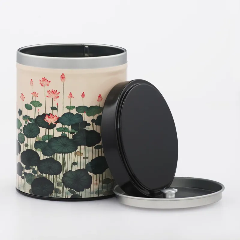 Boîte à thé empilable nature, boite à thé nénuphar, sélection thé