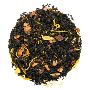 Thé noir gourmand, thé noir poire, thé noir chocolat, thé noir amande