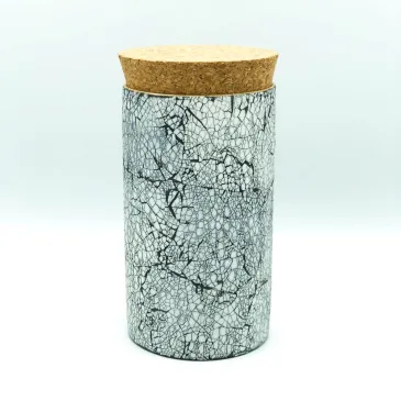 Boîte à thé en bambou coquilles d'œufs