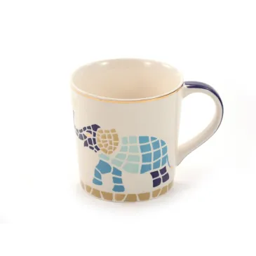 Tasse céramique 40 cl, éléphant, sélection thé