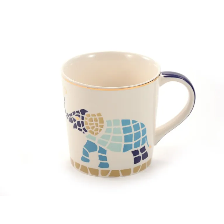 Tasse céramique 40 cl, éléphant, sélection thé