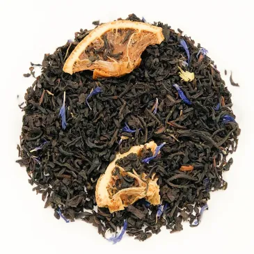 Thé noir bergamote agrumes, thé du Sri Lanka, d'Inde et Chine, sélection thé